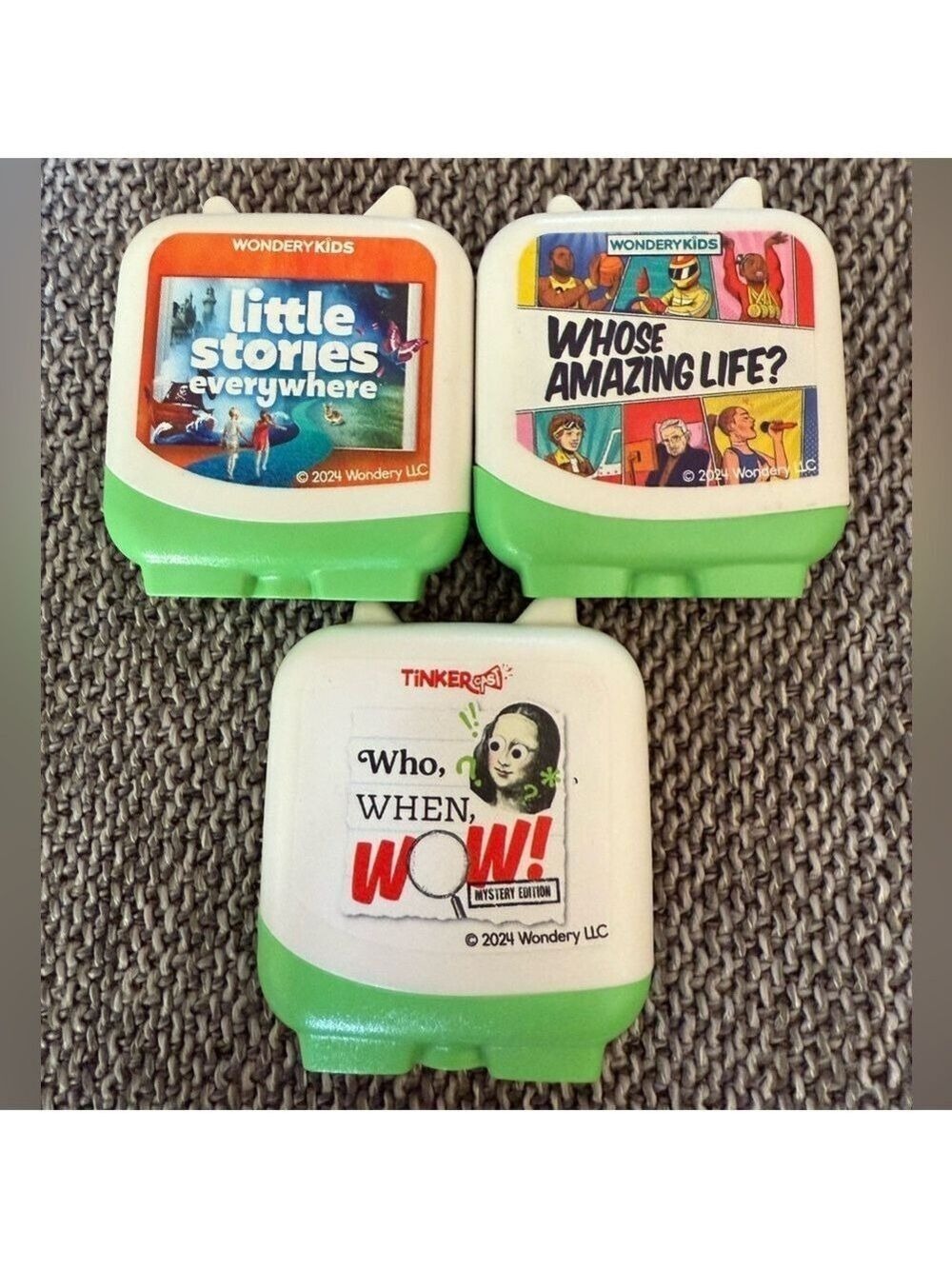 Tonies Who When Wow Little Stories Whose Amazing Life Set of 3 Play Figurines